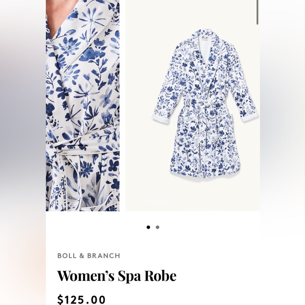Boll & Branch Spa Robe Size S - Picture 2 of 16